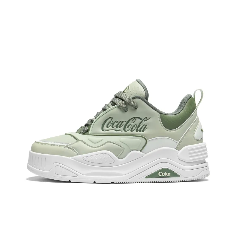 Coca-Cola Anti-Slip And Wear-Resistant Height Increasing Low-Top Skateboard Shoes Unisex-6