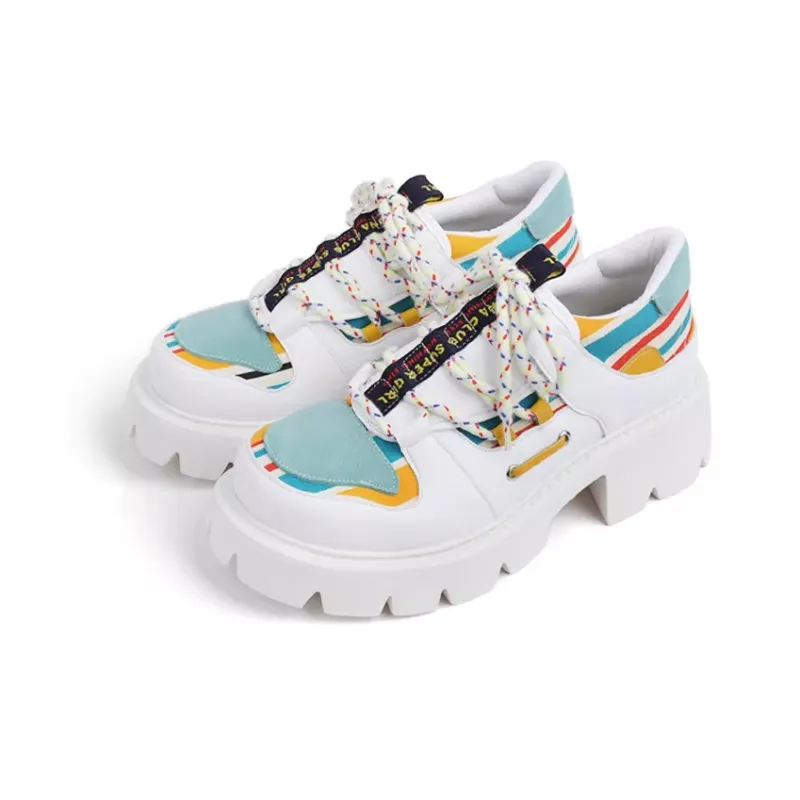 NiuwaStudio Low Top Chunky Sneakers Women's Multicolor-1