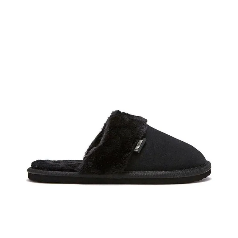 PUMA Fluff Mule Bx Fur 'Black' Women's-1