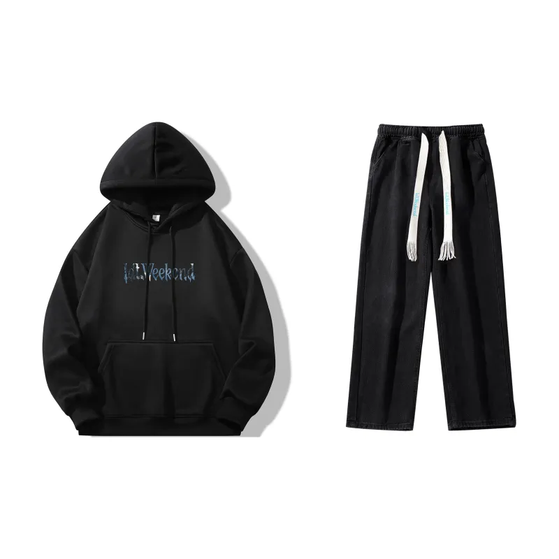 LA'T.WEEKEND Sweatshirt Set Unisex-1