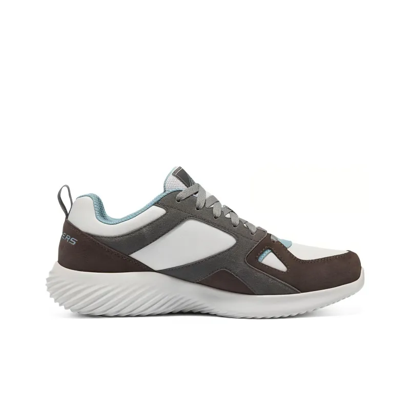 Skechers Bounder Cushioning, Slip Resistant, And Abrasion Resistant Low Top Casual Shoes Men's Charcoal Gray-1