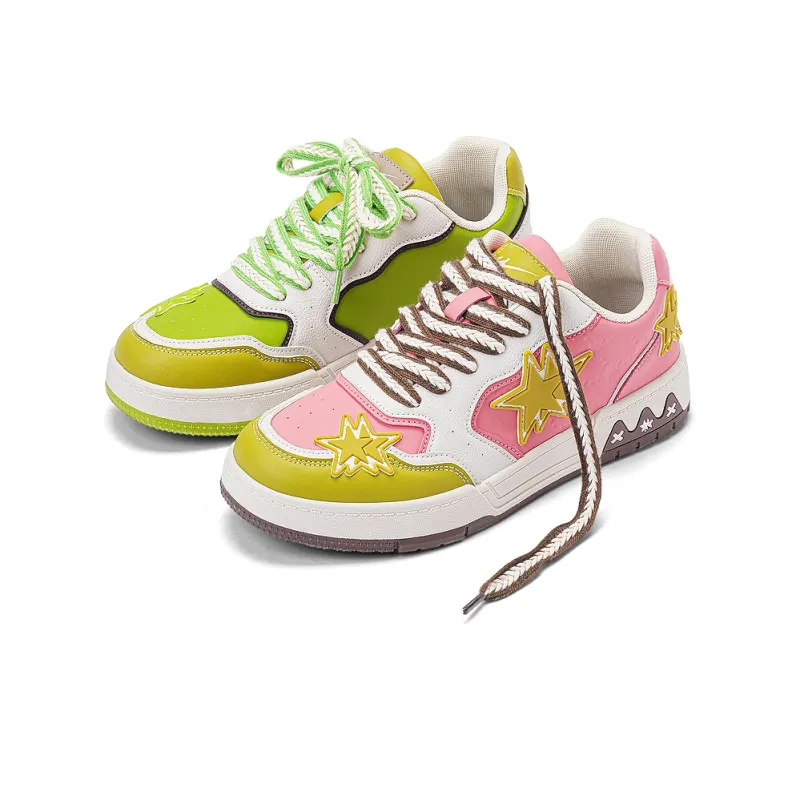 DOUBLE STAR 88 Slip Resistant Cushioning, Abrasion Resistant, Height Increasing Low Top Skateboard Shoes Unisex-1