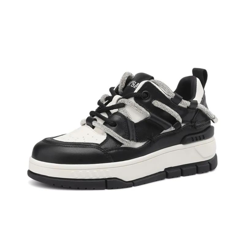 Rosa Bianca Warm Anti-Slip And Wear-Resistant Lightweight Breathable Height Increasing Low-Top Skateboard Shoes Women's-8