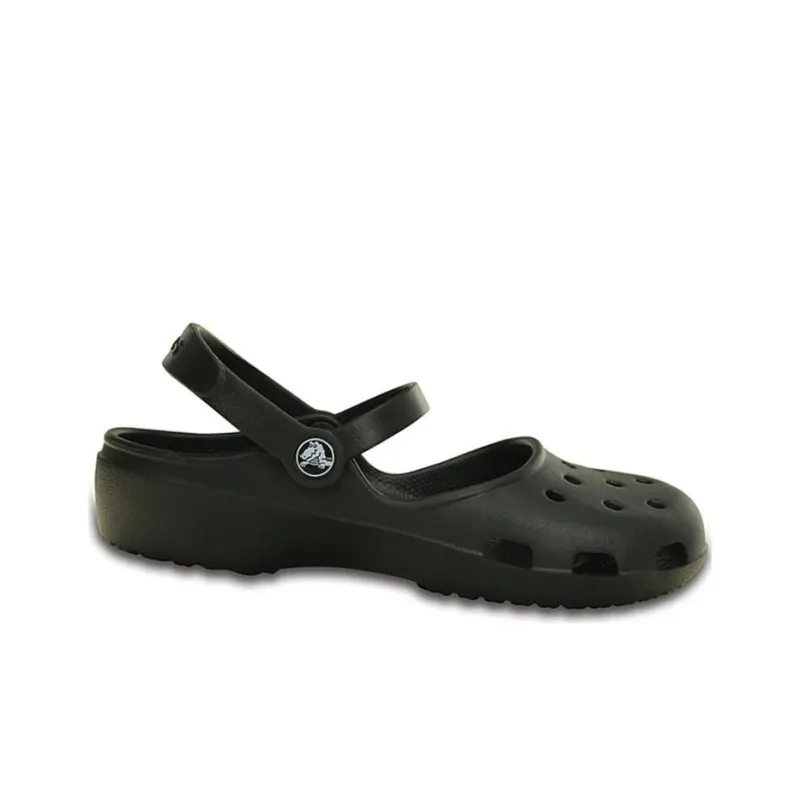 Crocs Karin Clog Beach Sandals Shoe Black Women's-1