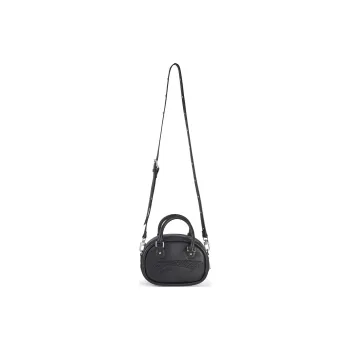 LiNing PLEASURES Collaboration Polyurethane Handbag Shoulder Bag Crossbody Bag Regular Unisex Black