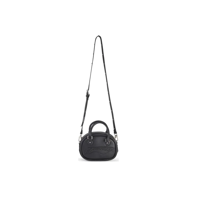 LiNing PLEASURES Collaboration Polyurethane Handbag Shoulder Bag Crossbody Bag Regular Unisex Black-0