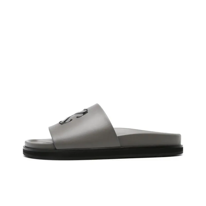 OFF-WHITE Arrows-embroidered Slides-0