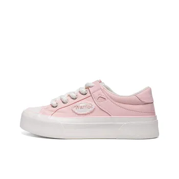 Warrior Lightweight And Breathable Low Top Canvas Shoes Women's Pink