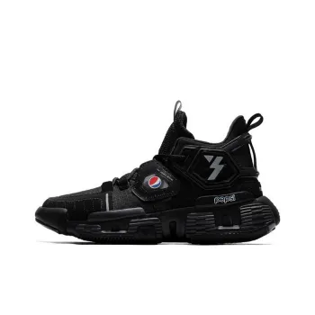 Pepsi x 361° Cushioned Slip Resistant Mid Top Basketball Shoes Men's Black