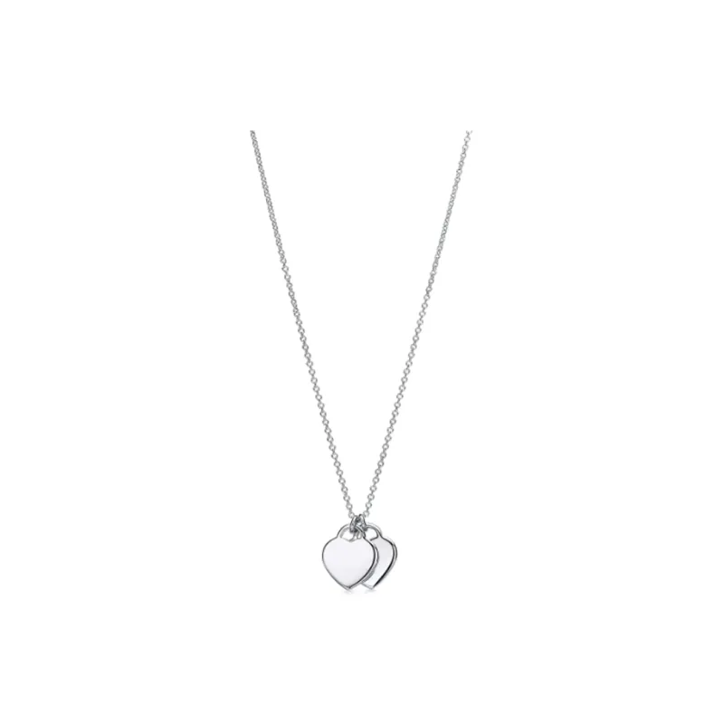 TIFFANY & CO. 925 Sterling Silver Enamel Necklaces Women's Silver-2
