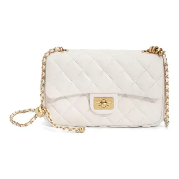 BELLE Sheepskin Crossbody Bag Large Size Women's