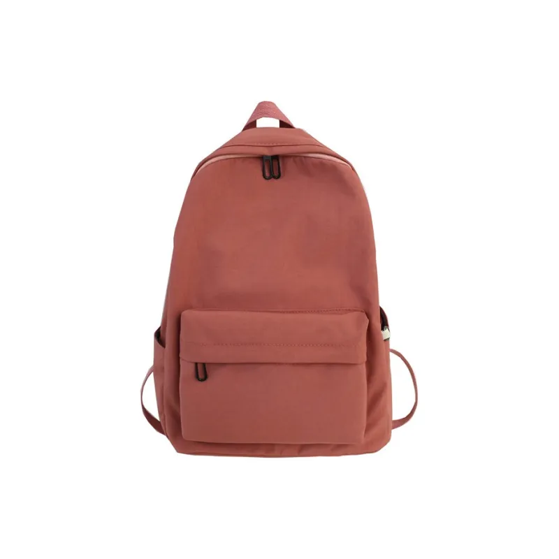 HACIN Nylon Backpack Medium Size Unisex Red/Green/Black-8
