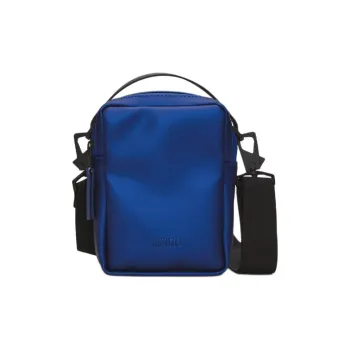 Rains Polyurethane Reporter Bag Handbag Shoulder Bag Unisex Blue