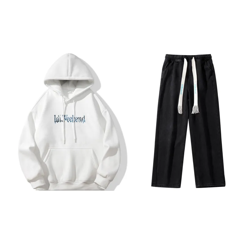 LA'T.WEEKEND Sweatshirt Set Unisex-21