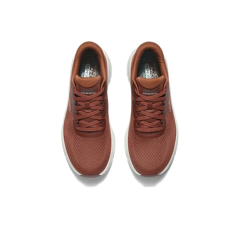 Skechers Cushioning And Breathable Low Top Casual Shoes Men's Reddish Umber-2