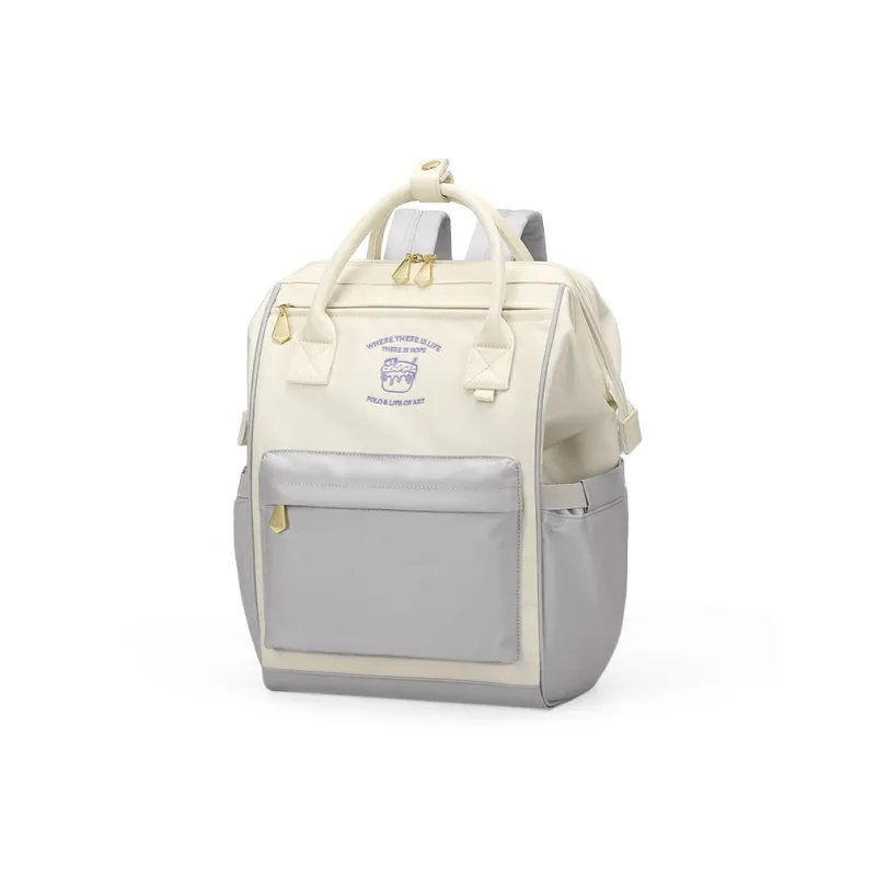 POLO Fabric Backpack Large Size Women's Multicolor-1