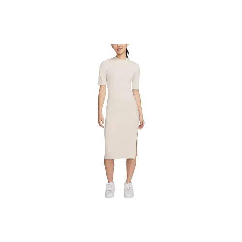 Nike Short-Sleeved Dresses Women's Khaki