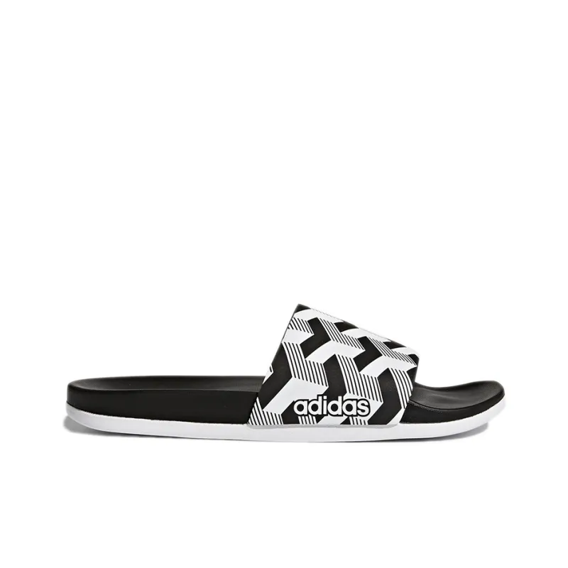 Adidas Adilette Cf+ Link Slippers 'Black White'-1