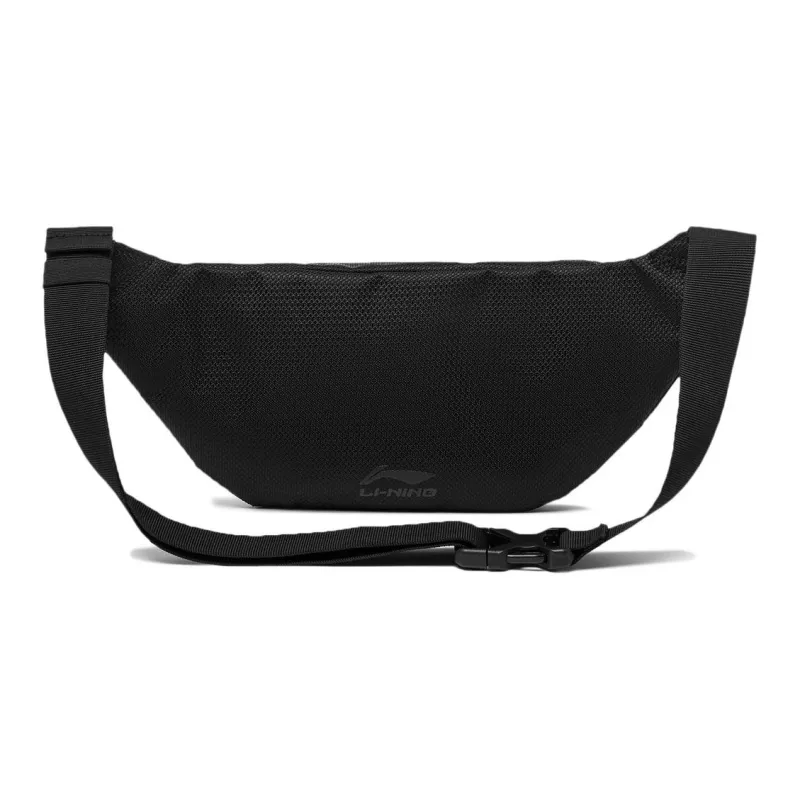 LiNing Chinese Culture Series Polyester Sling Bag Unisex Black-3