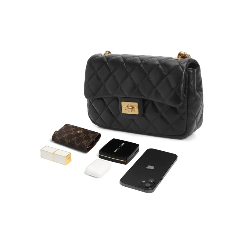 BELLE Sheepskin Crossbody Bags Tubas Women's-3