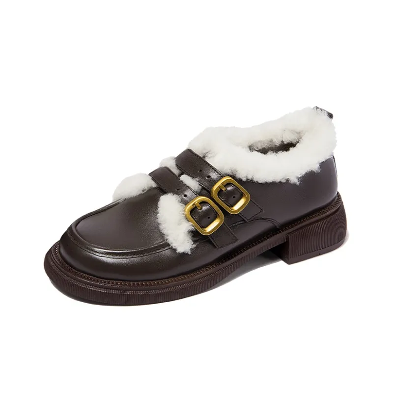 Lily Wei Loafers 3.5cm Women's Black-7