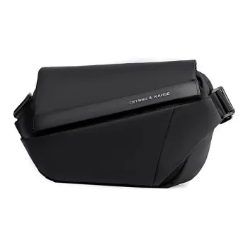 HACIN Polyester Fanny Pack Regular Unisex Black/Gray