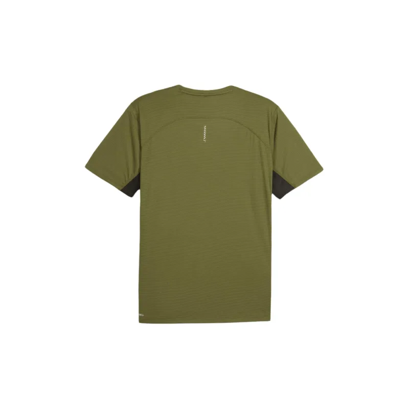 PUMA Run Favourite Velocity T-Shirt Men's Olive Green-1