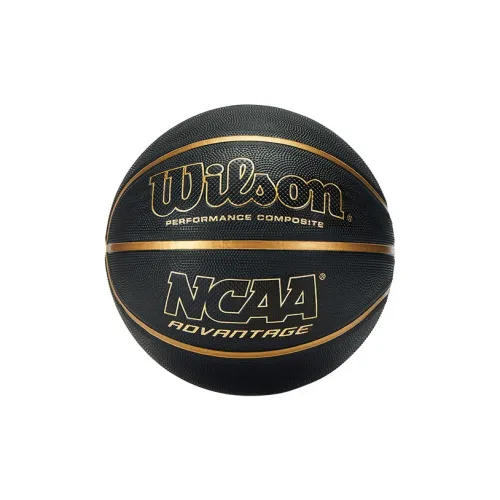 Wilson NCAA Rubber Basketball Black Gold Size 7 Training Unisex