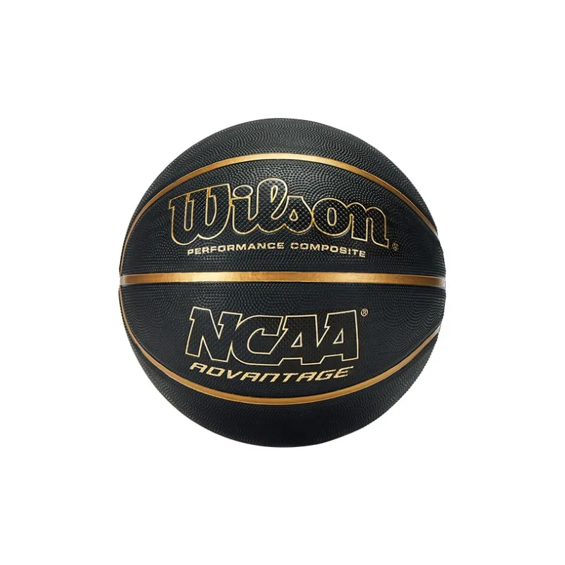 Wilson NCAA Rubber Basketball Black Gold Size 7 Training Unisex-0