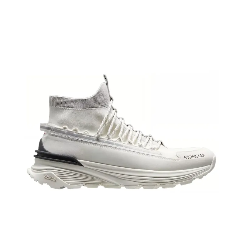 Moncler Monte Runner Low Top Casual Shoes Men's White-1
