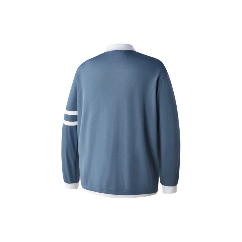 NBA Polo Shirt Unisex Gray Blue-1