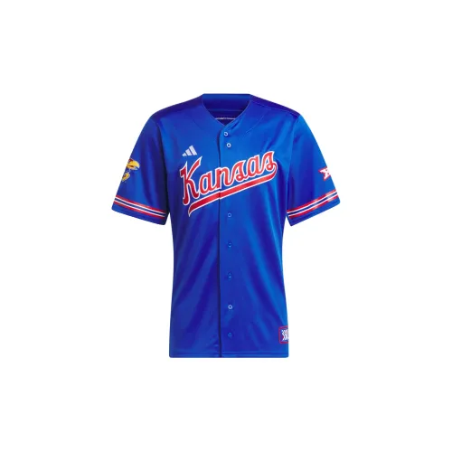 Adidas Baseball Jerseys Men Game Blue