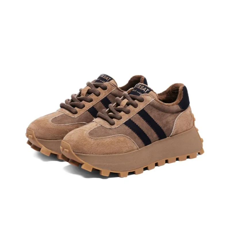 ST&SAT Chunky Sneakers Women's Low Top None-7