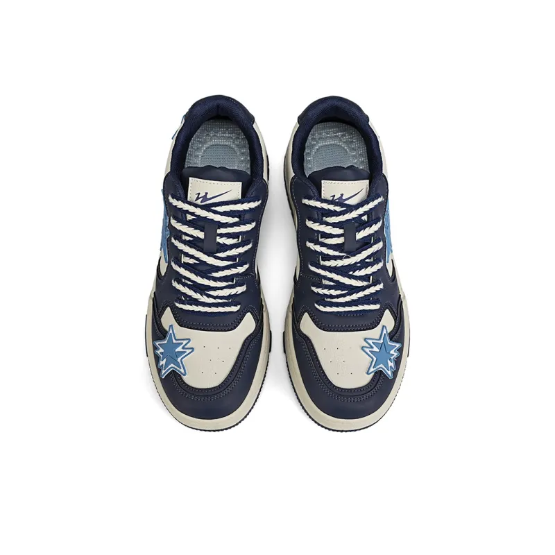DOUBLE STAR 88 Slip Resistant Cushioning, Abrasion Resistant, Height Increasing Low Top Skateboard Shoes Unisex-22