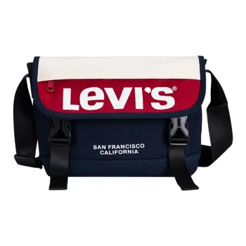 Levi's Polyester Shoulder Bag, Crossbody Bag, Fanny Pack Regular Unisex Denim Blue