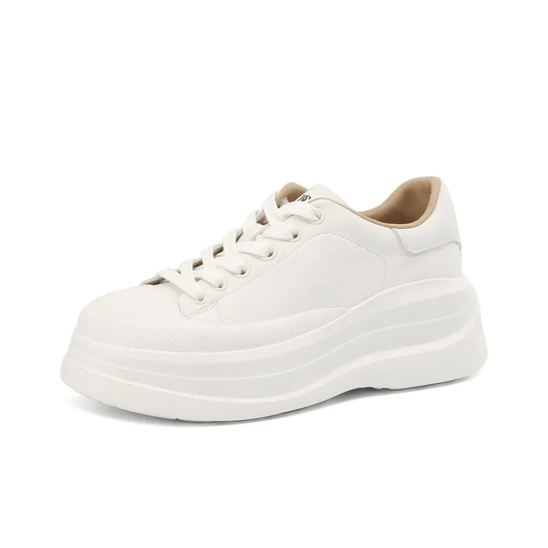 Rosa Bianca Warm Lightweight Breathable Height Increasing Low-Top Casual Shoes Women's-8