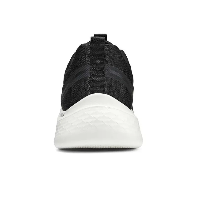 Skechers Go Walk Fle Anti-Slip Wear-Resistant Low-Top Casual Shoes Men's Black White-2