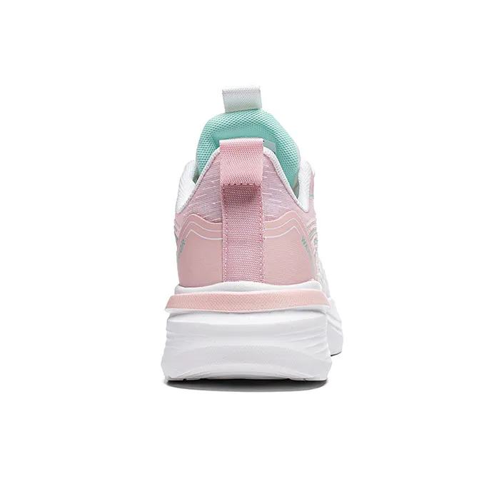 Warrior Lightweight And Breathable Low Top Casual Shoes Women's White Pink-3