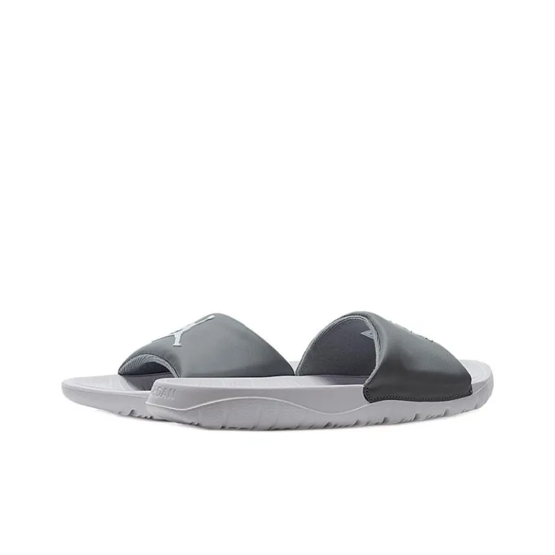 JORDAN Break Silver White Slippers-3