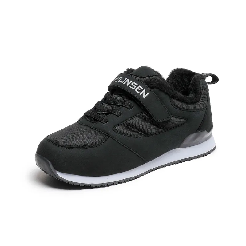 Mulinsen Casual Shoes Unisex Low Top Black/Dark Red/Dark Blue/Purple-17