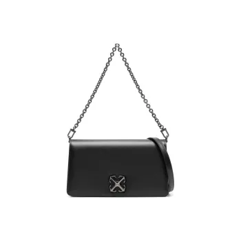 OFF WHITE Jitney 1.7 Logo Plaque Crossbody Bag