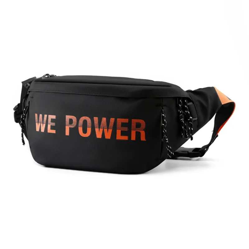 MEXICAN Fabric Crossbody Bag, Sling Bag Regular Unisex Black & White/Black & Orange-7