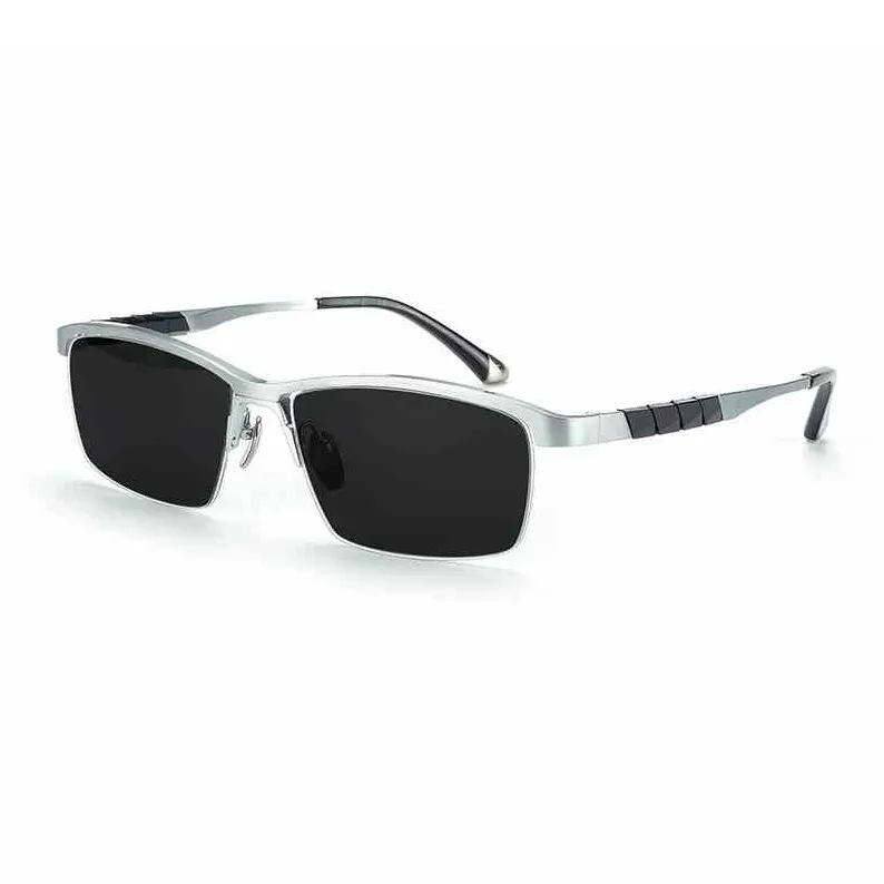 MORTON MUNCH Titanium Square Sunglasses Men's-0