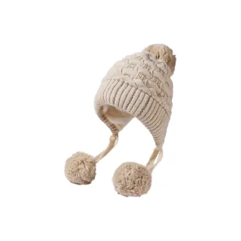 Top Melon Rabbit Fur, Polyester Beanies Women's