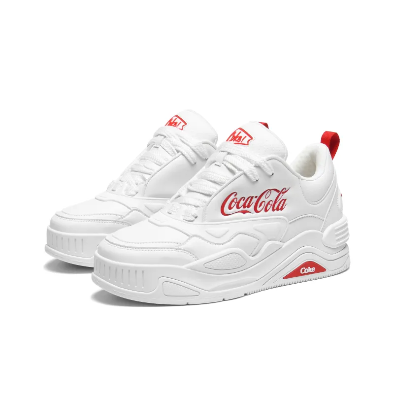 Coca-Cola Anti-Slip And Wear-Resistant Height Increasing Low-Top Skateboard Shoes Unisex-2