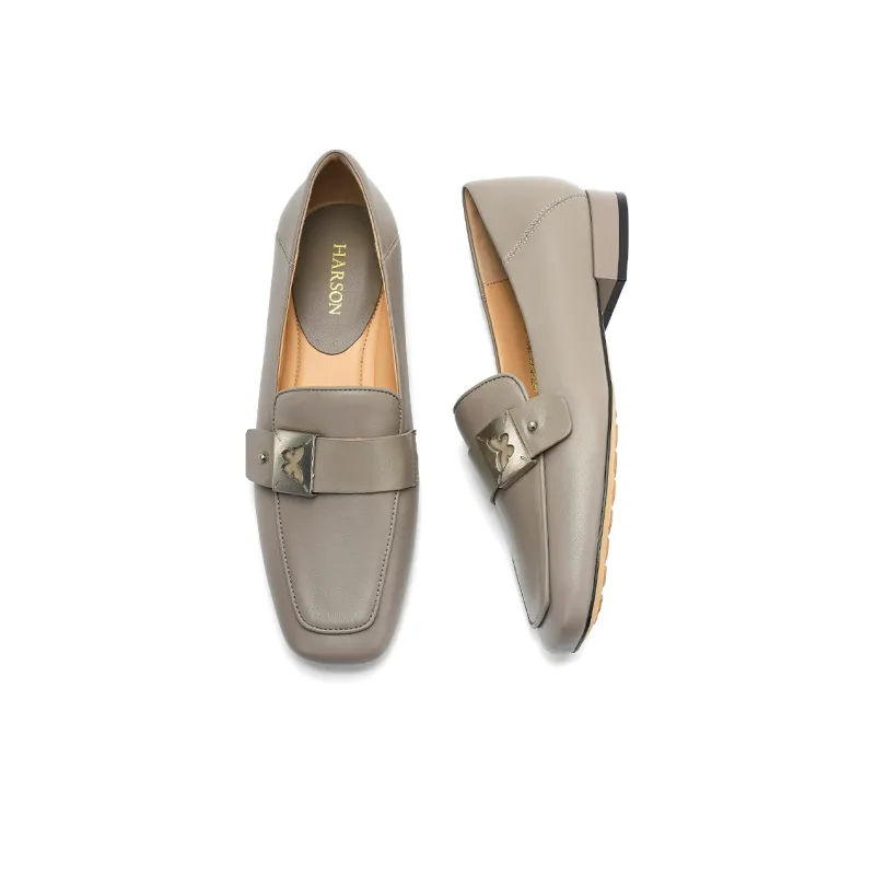 HARSON Loafers Women's Gray/Black-2