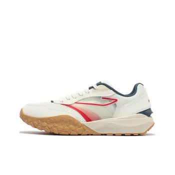 361° Cushioning Anti Slip And Wear Resistant Low Top Running Shoes Men's White Red