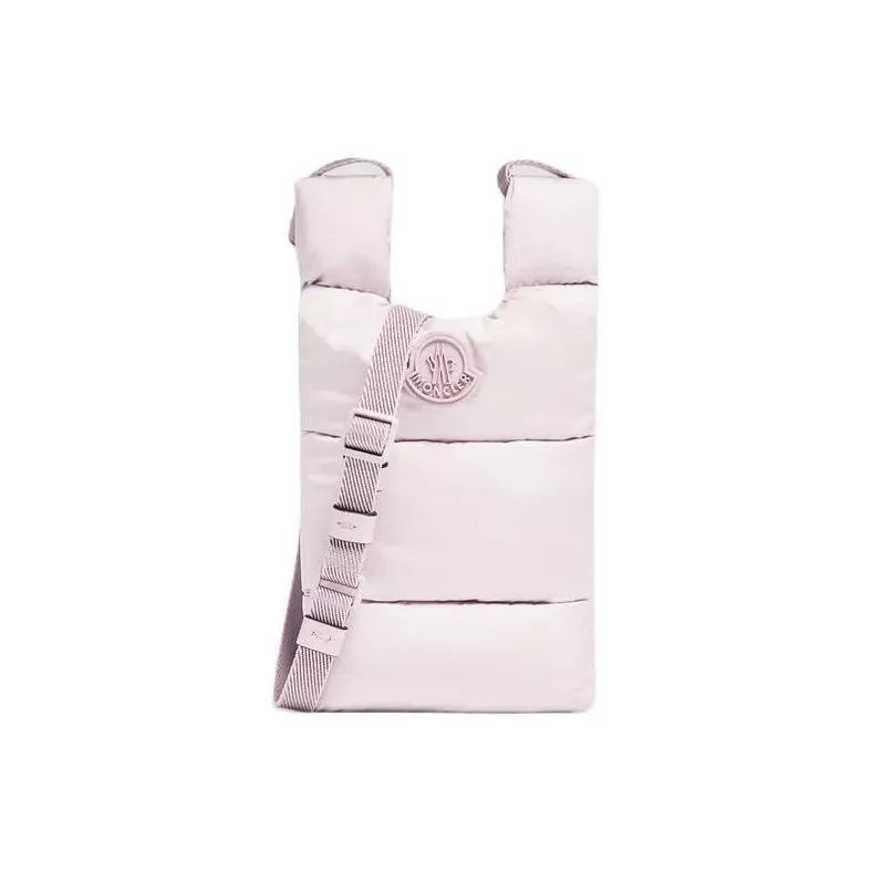 Moncler Nylon Shoulder Bag Crossbody Bag Women's Natural White-0