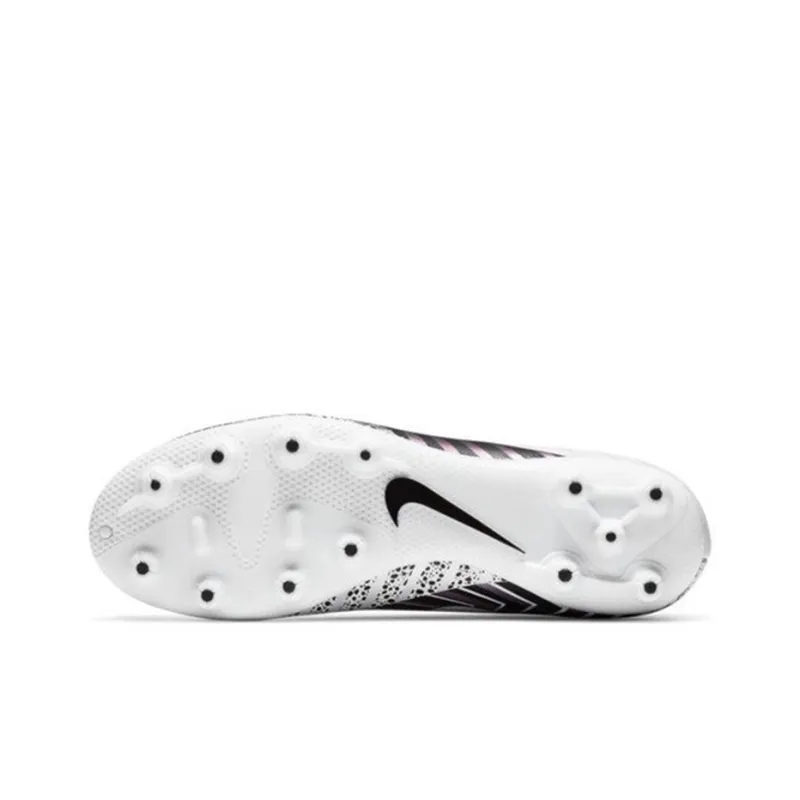 Nike Mercurial Vapor 13 HG Rubber Short Studs Cushioning Anti-Slip And Wear-Resistant Soccer Shoes Men's Black White-4