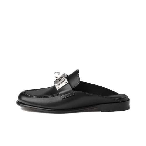 HERMES Closed Toe Slippers Women's